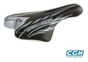 selle enfant junior 20/24 pouces monte grappa 998 ok go noir/gris avec chariot de selle