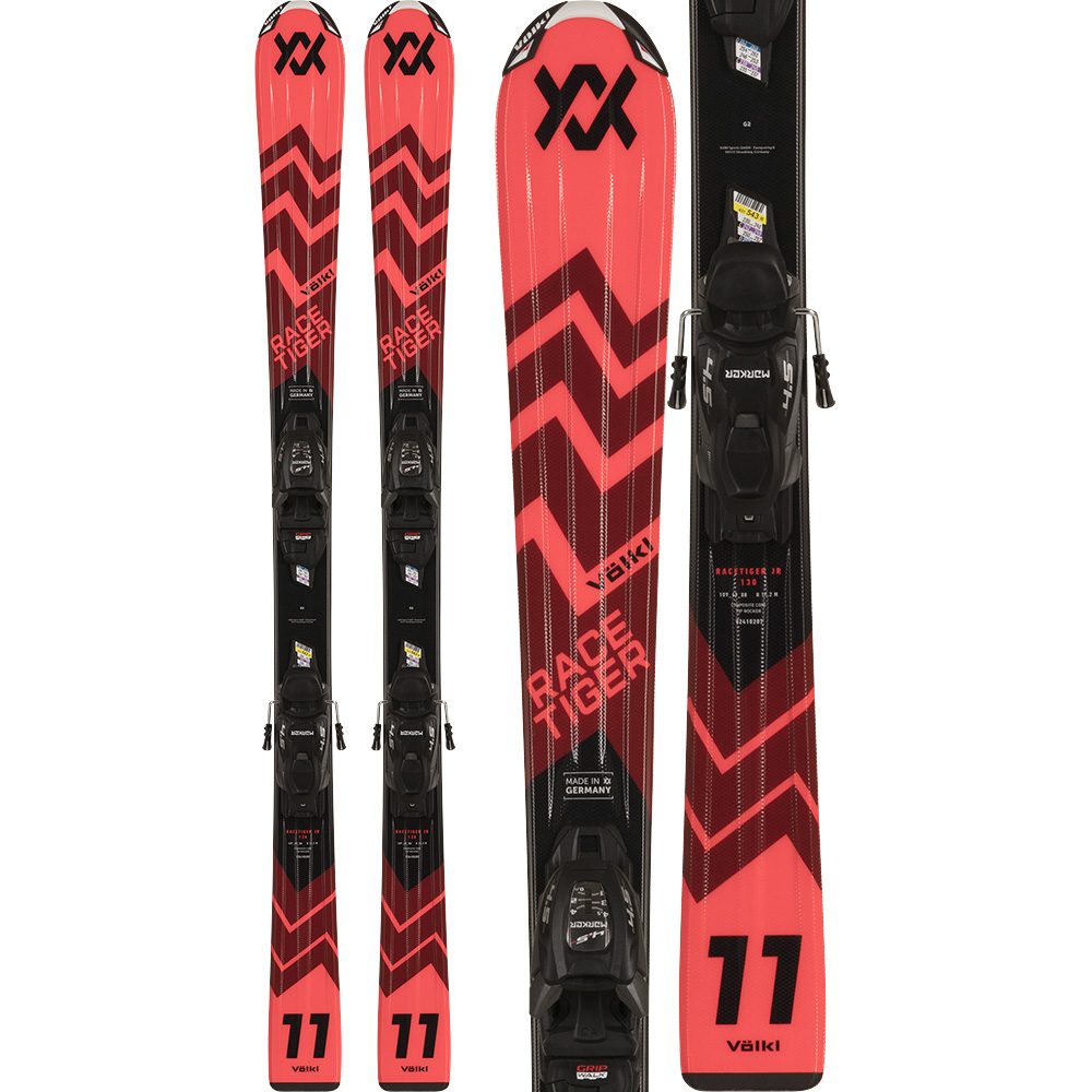 Völkl Racetiger JR 24/25 Kinderski inkl. 4.5 vMotion JR Bindung