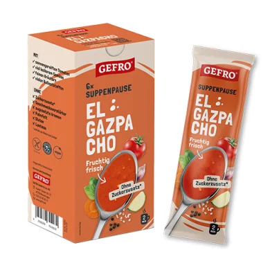 Suppenpause El Gazpacho: mit sonnengereiften Tomaten