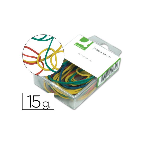 Q-Connect Pack Elásticos 15g Sortido - KF02032