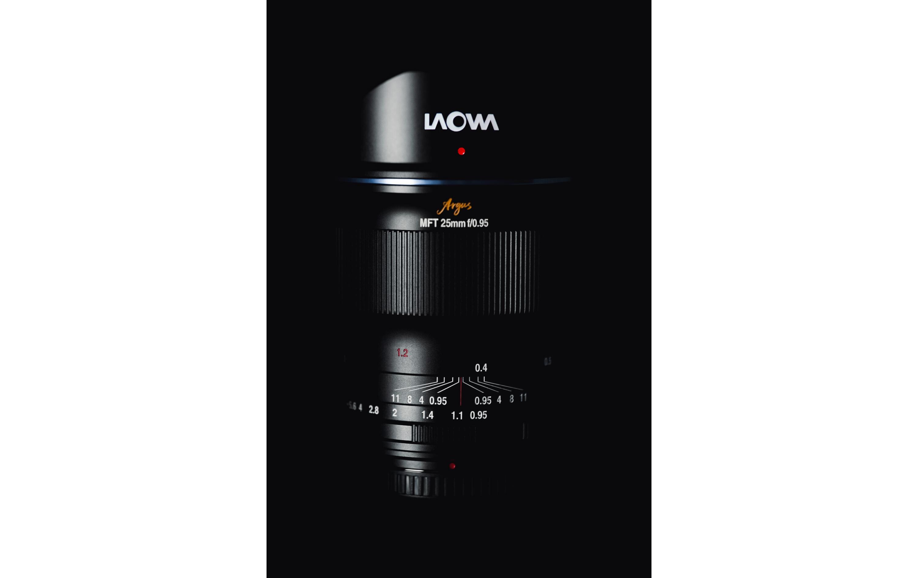 Festbrennweite Argus 25 mm f/0.95 MFT APO – MFT<br>Laowa Argus 25 mm f/0.95 MFT APO