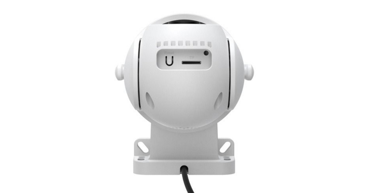 FoscamPD5, 3K/5MP Dual-band WiFi PT beveiligingscamera  (Wit, Kleurennachtzicht)