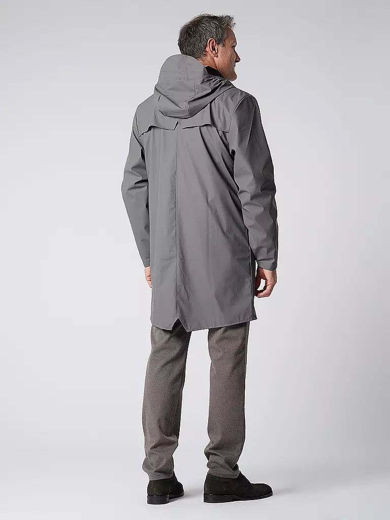 RAINS Parka - Regenjacke grau