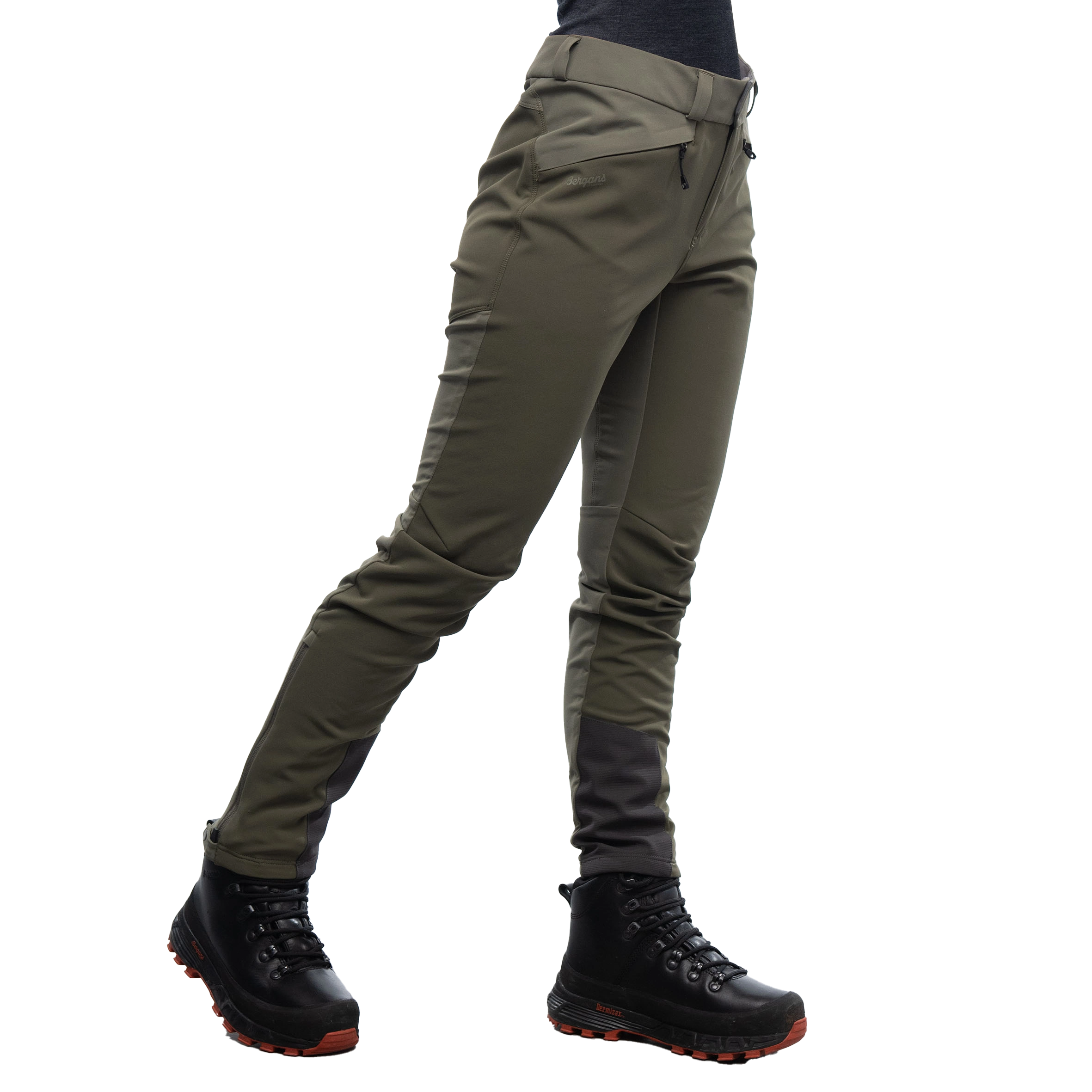 Istjern Warm Flex W Pant Dark Green Mud