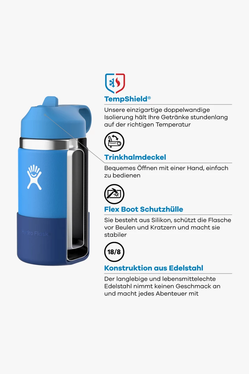 Hydro Flask Wide Mouth 355 ml Kinder Trinkflasche