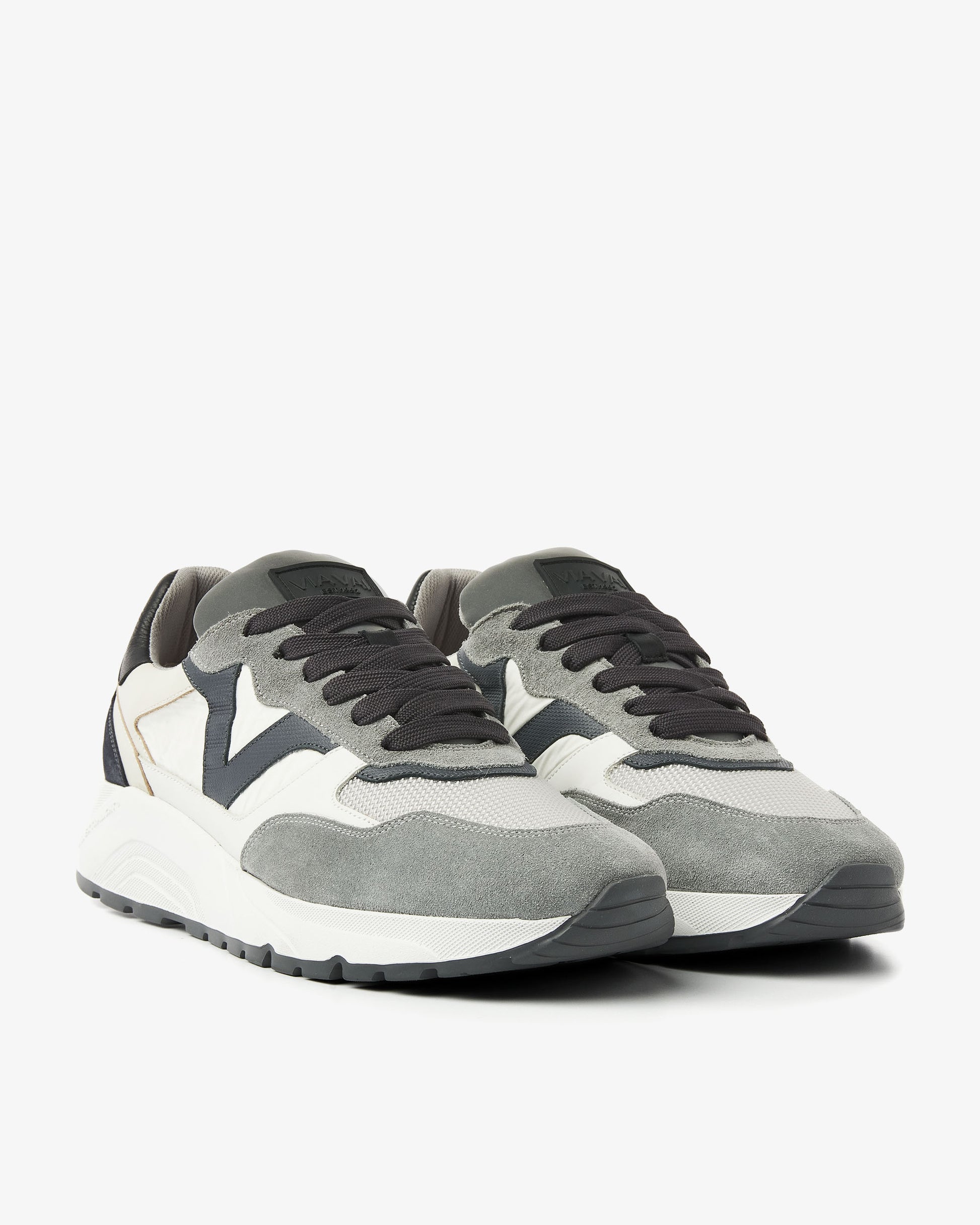 VIA VAI grijze heren sneakers Owen Cody