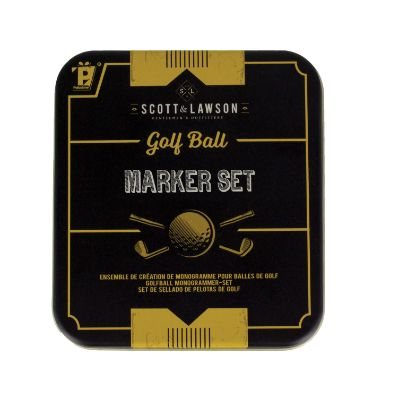 Golf Ball Monogram Set