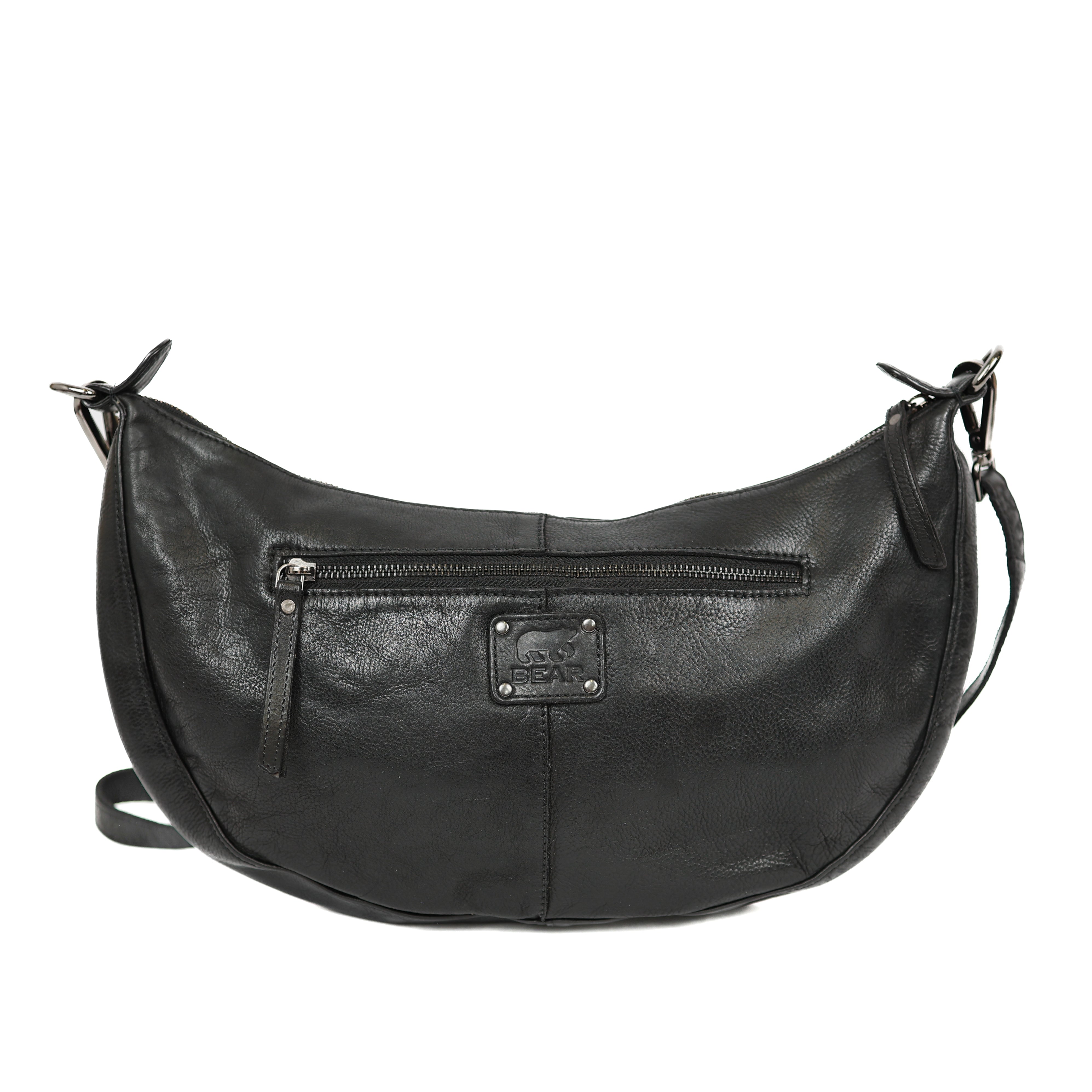 Middelgrote buideltas 'Ilse' zwart Black