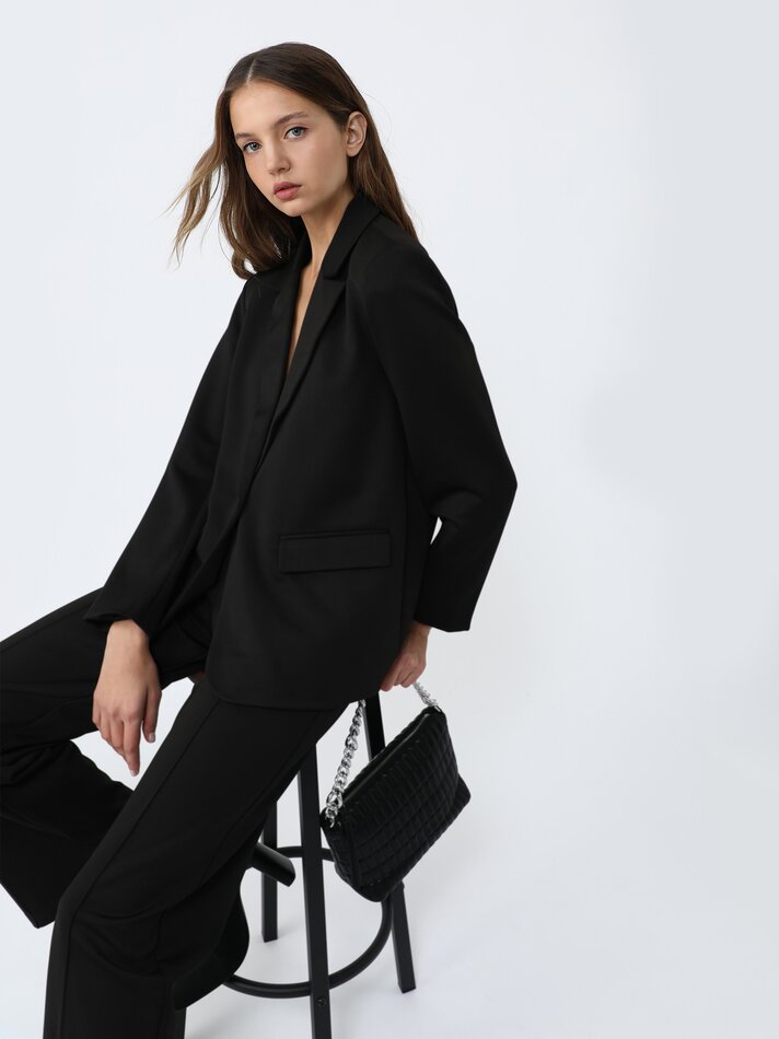 Blazer oversized - Preto