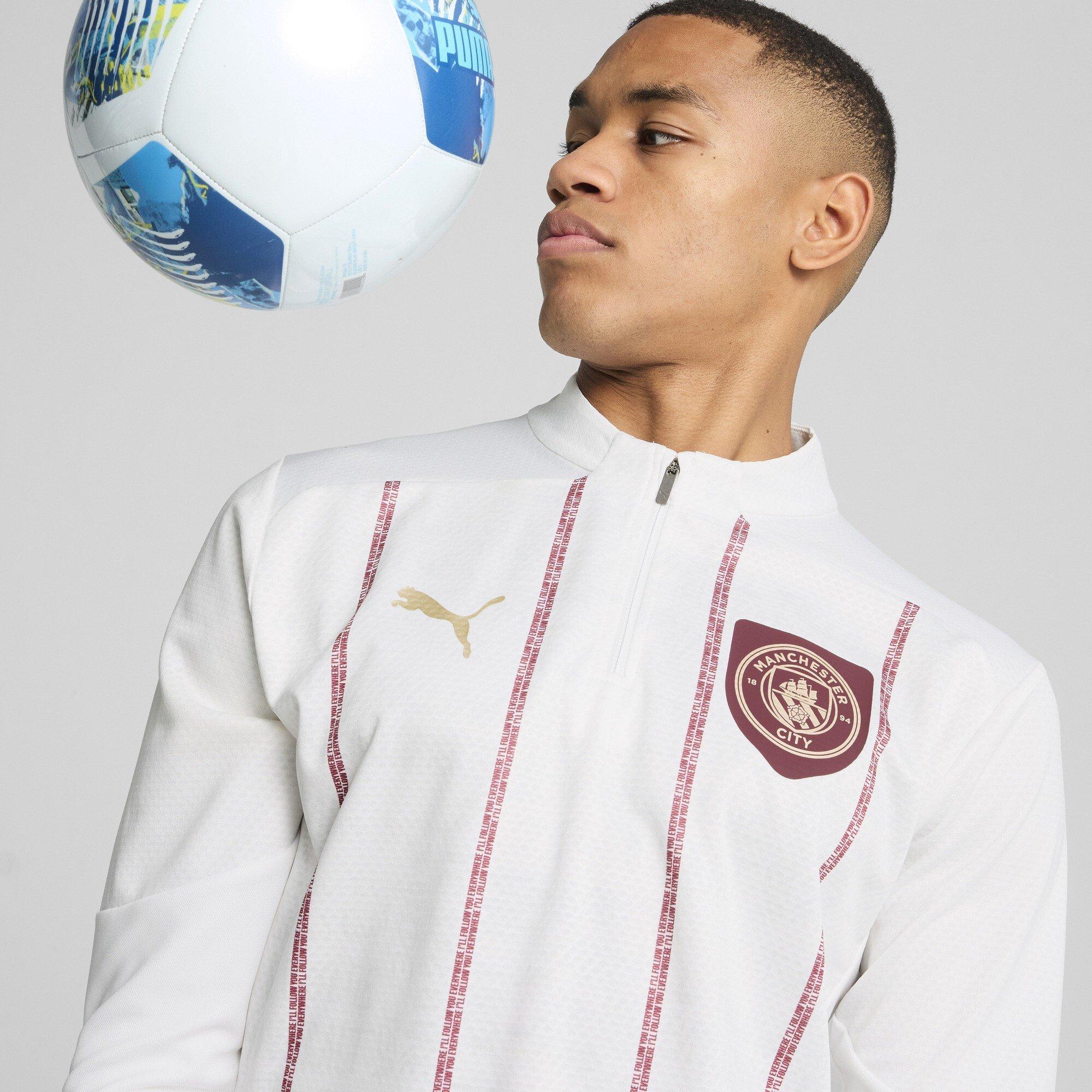 Puma Manchester City Pre MatchquarterZip Drill Top Adults