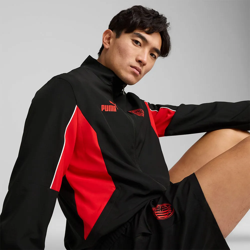 Suéter com zíper Puma AC Milan Ftblarchive