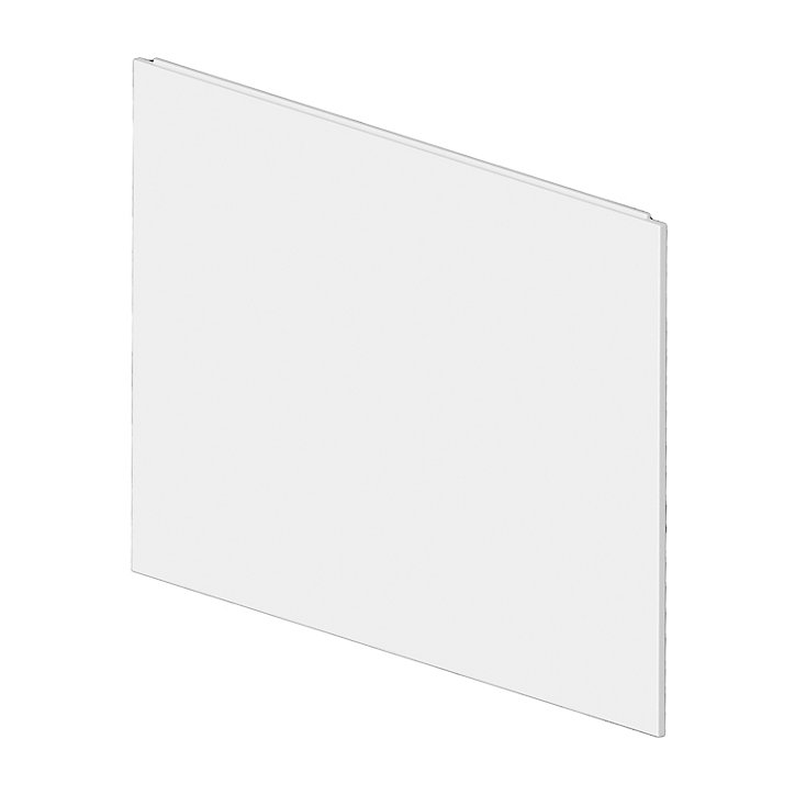 Tablier de baignoire latérale Iskar l. 75 cm blanc
