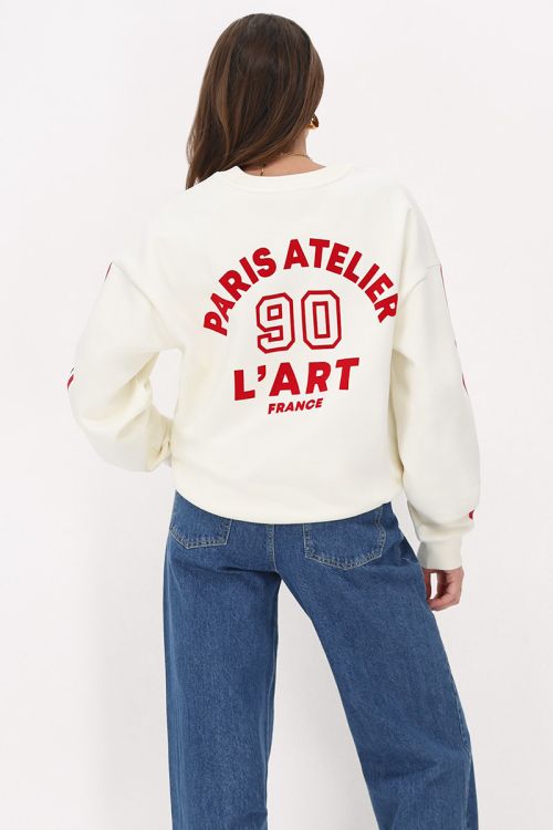 Witte sweater 