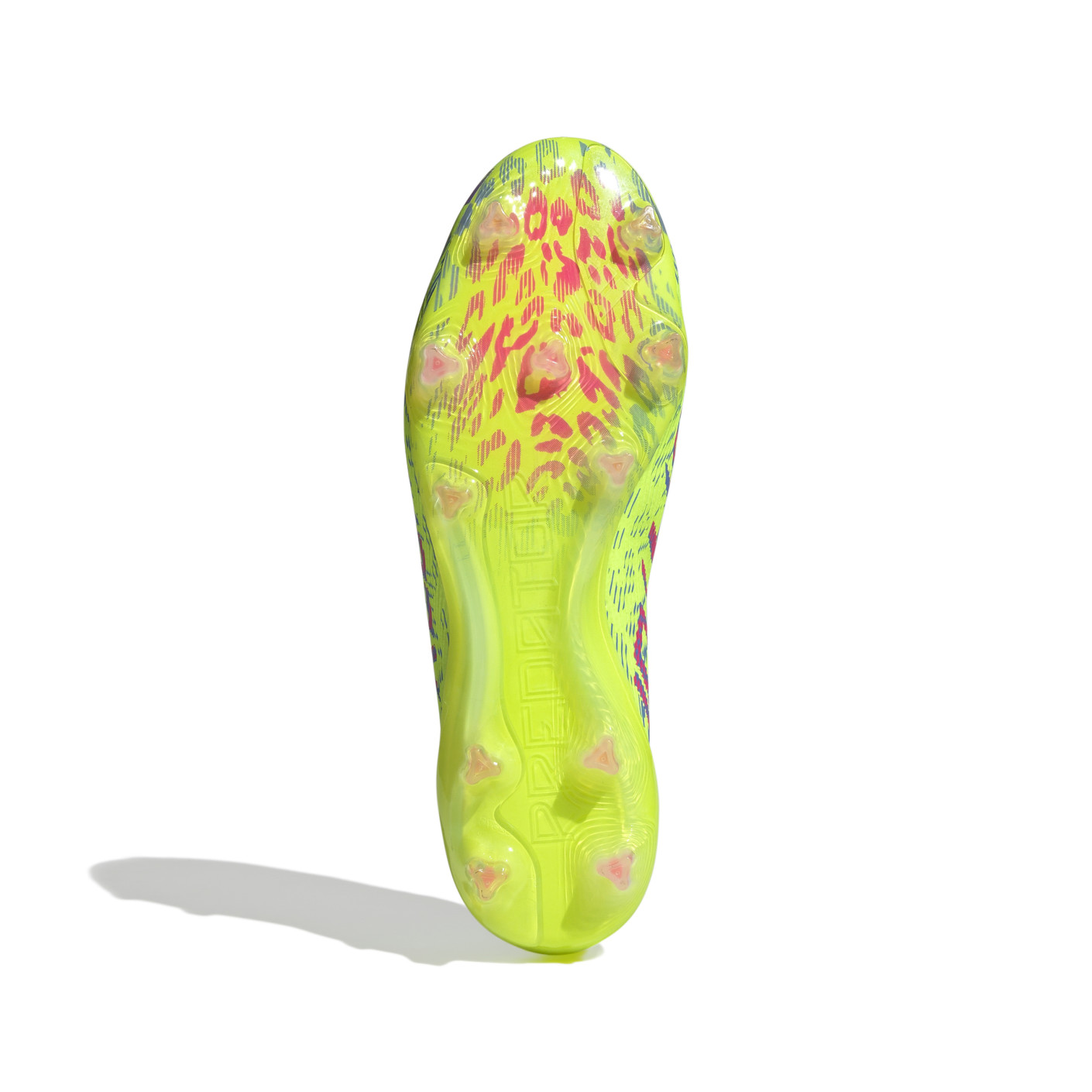 Adidas Predator Elite Veterloze Gras Voetbalschoenen (FG) Neongeel Blauw Roze
