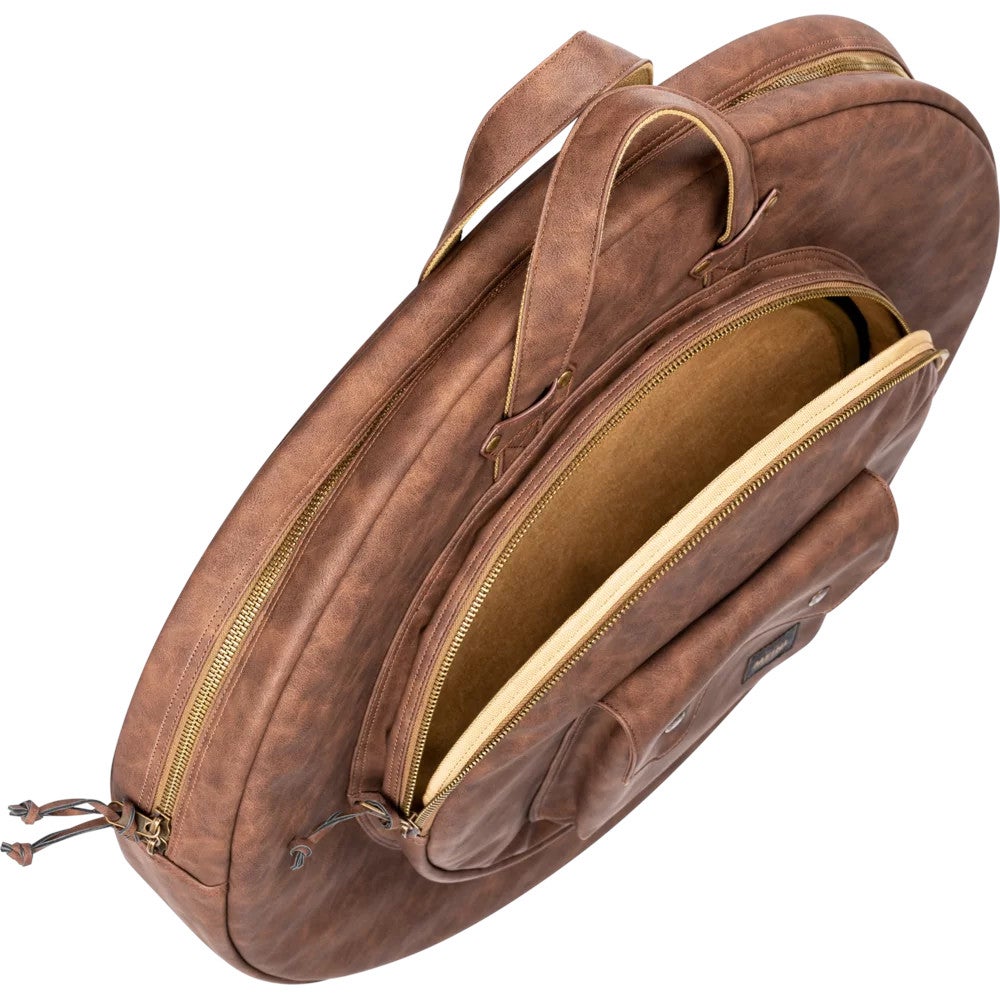 Meinl Vintage Hyde Cymbal Bag Light Brown bekkentas 22 inch