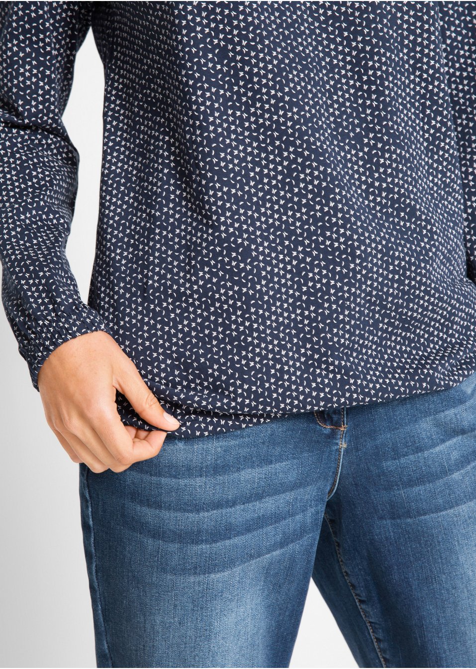 T-shirt coton, manches longues