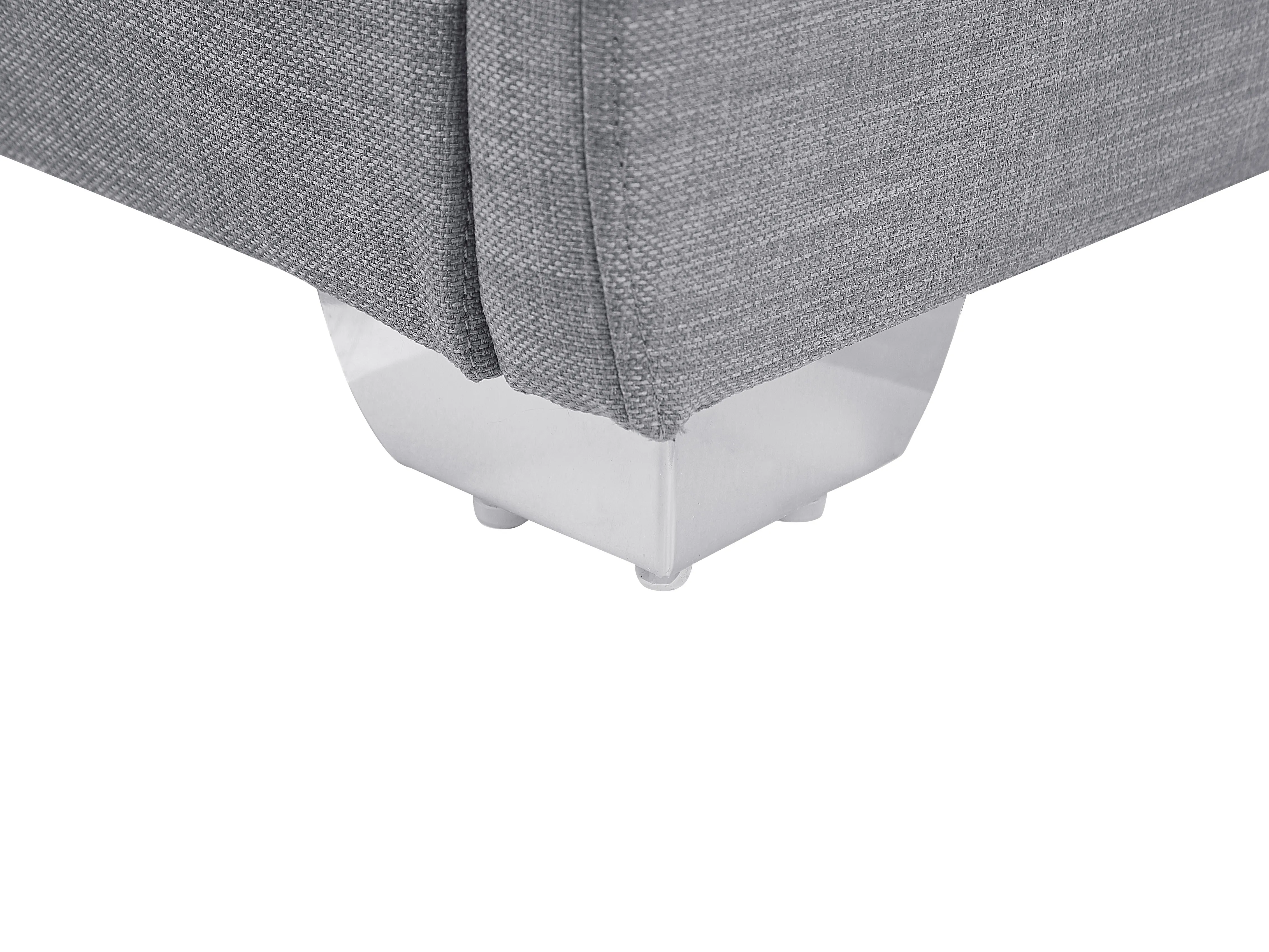 Waterbed Stof PARIS 160 x 200 cm Grijs
