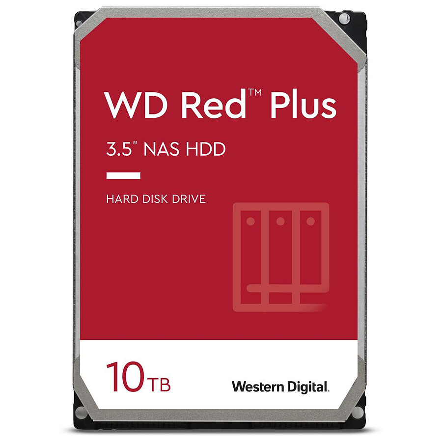 Western Digital WD Red Plus - 10 To - 256 Mo