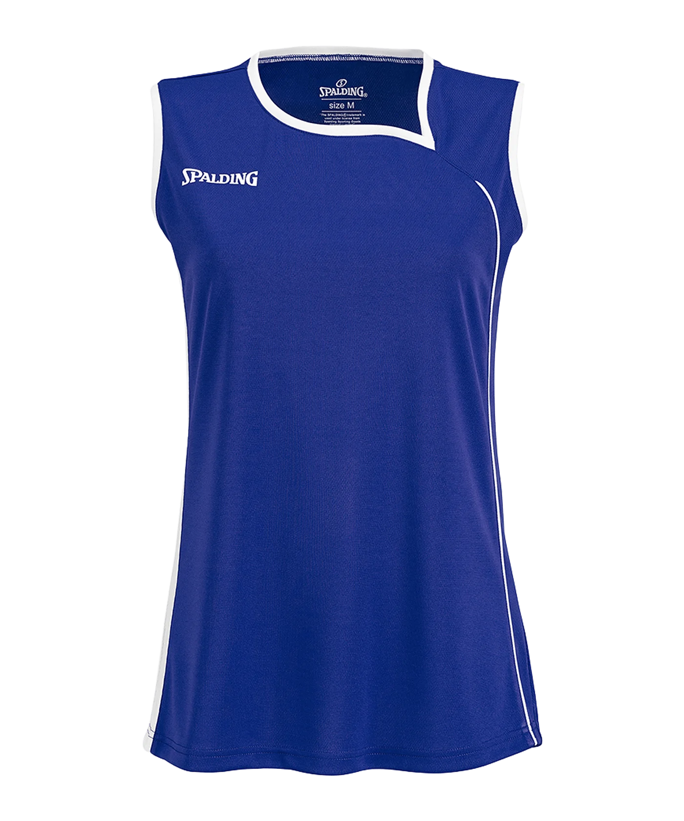 Spalding 4HER II Tank Top Damen Blau Weiss F02