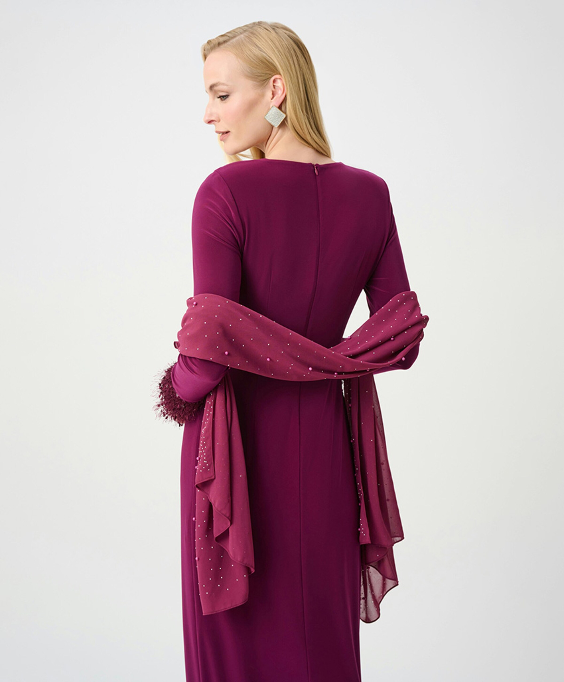 Joseph Ribkoff Dames sjaal bordeaux