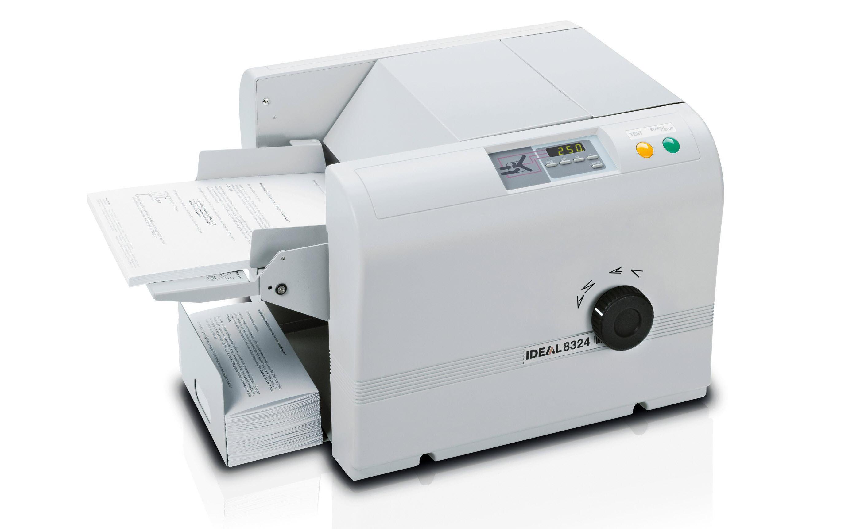Falzmaschine 8324<br>Das leistungsfähige Bürogerät DIN A4