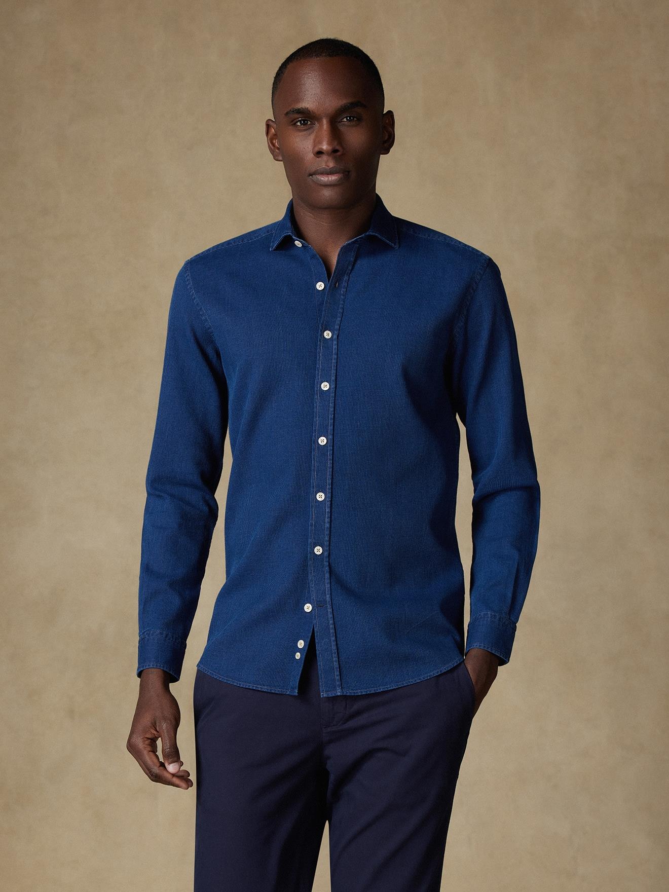 Chemise Fulton indigo