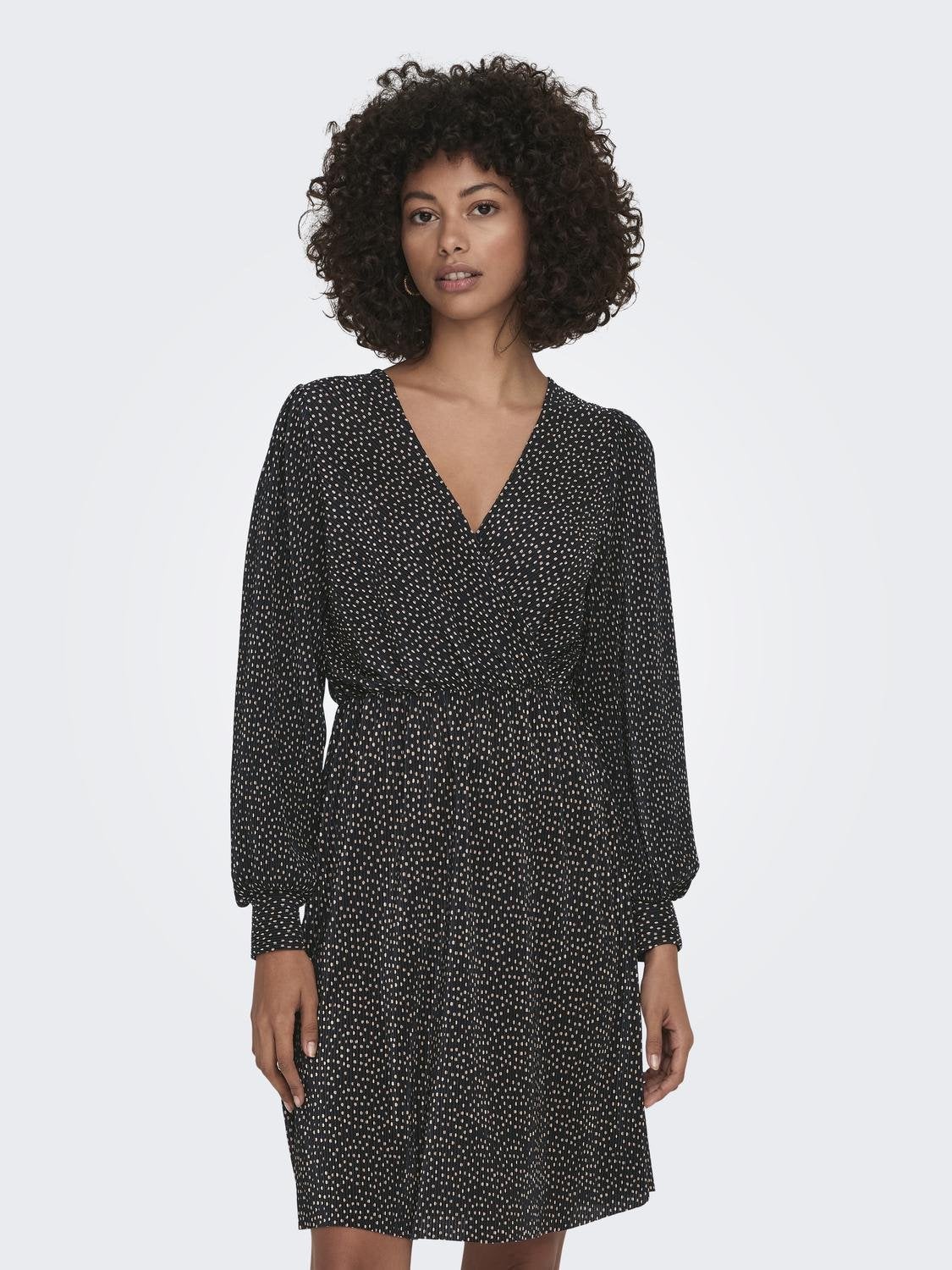 JDYVIA Kurzes Kleid Black