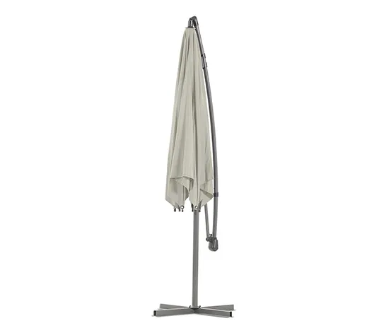 Leco Ampelschirm, Ø ca. 300 cm, hellgrau
