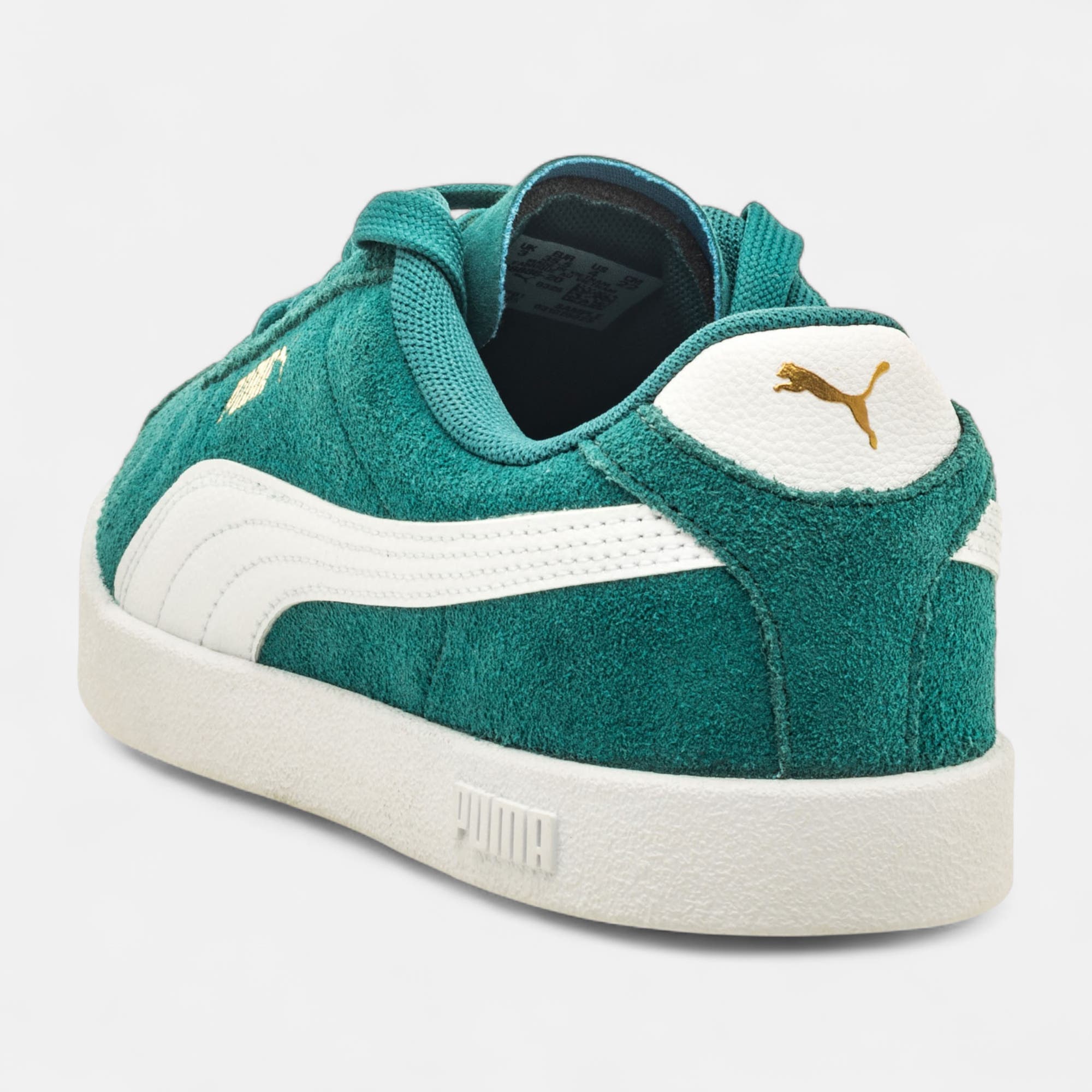 Sneakers Garçon en cuir vert