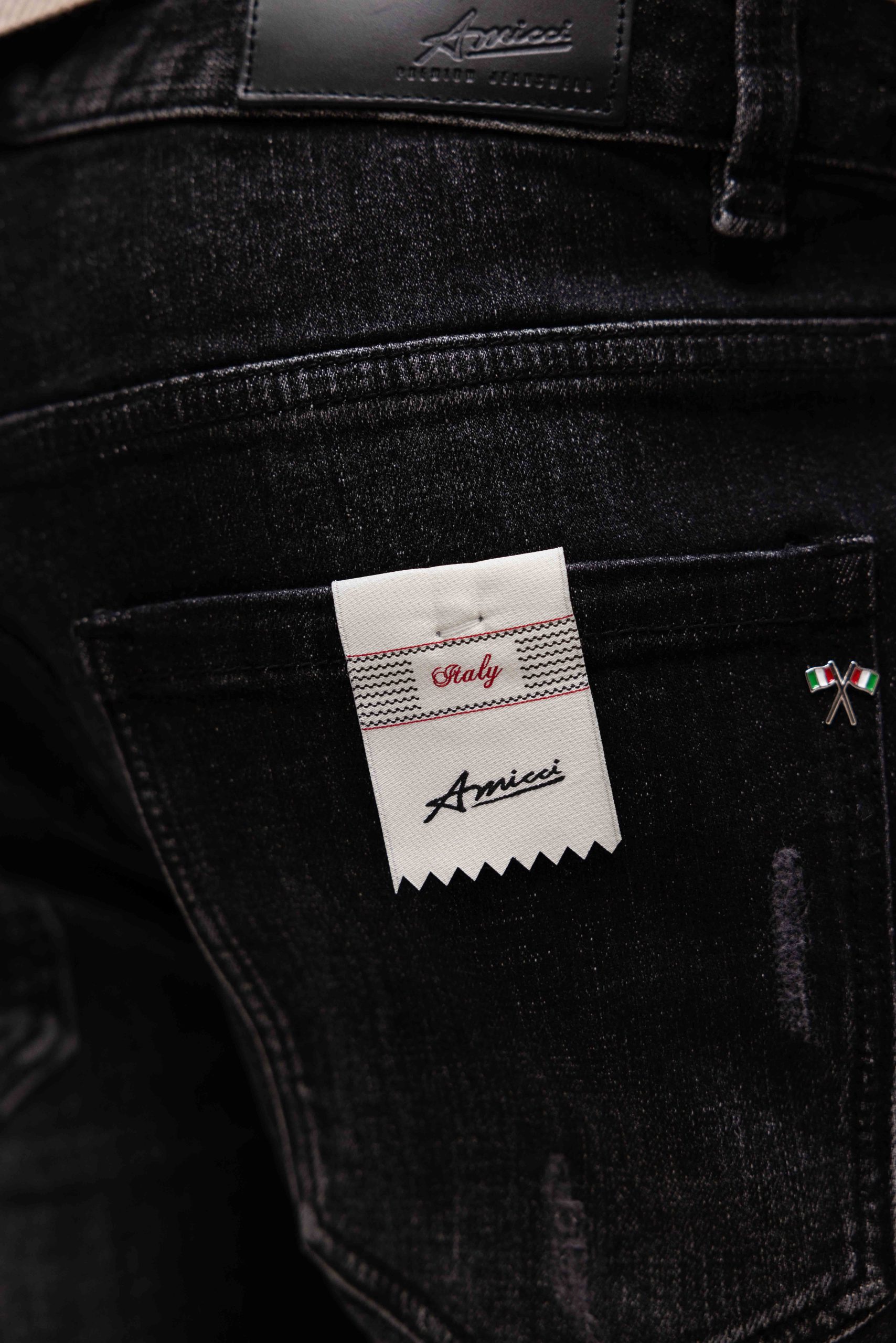 Amicci Spirito Jeans Heren Zwart