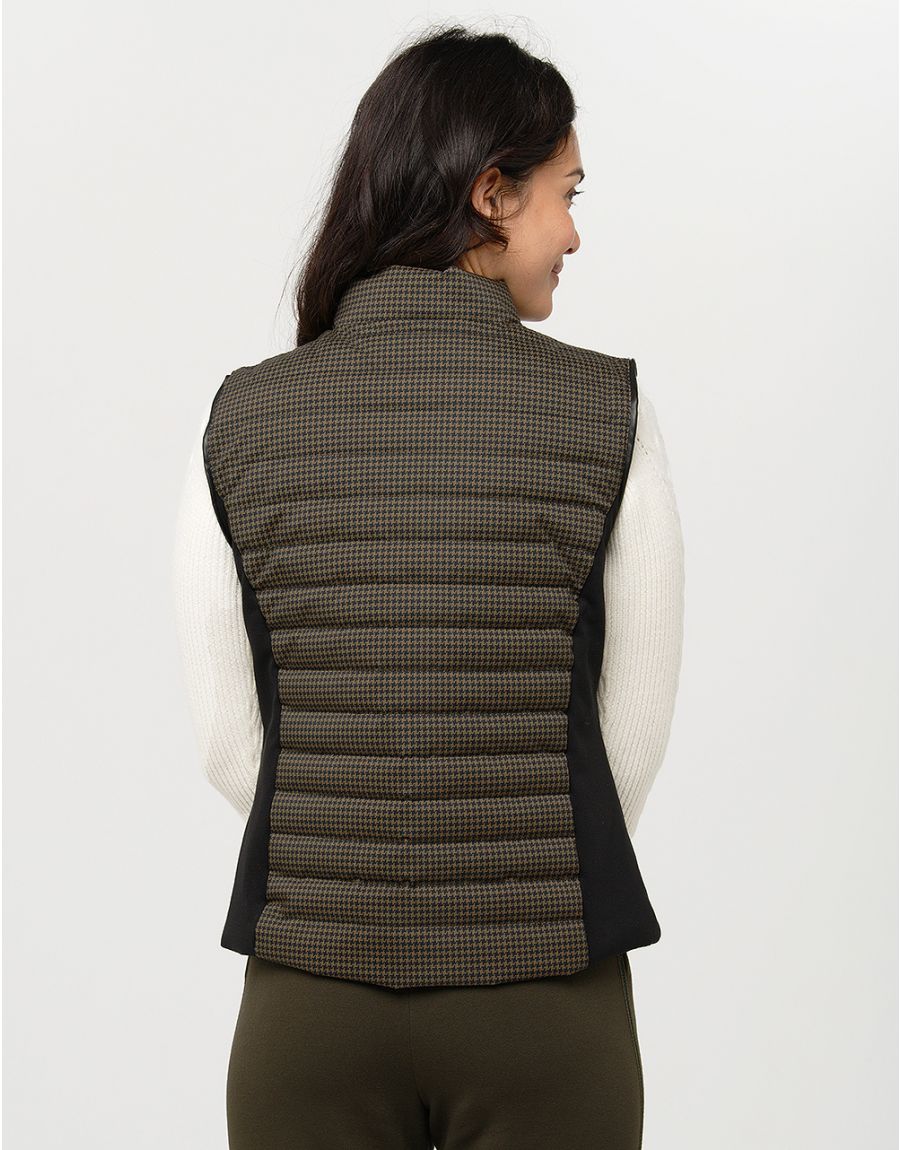 Doudoune marron noir