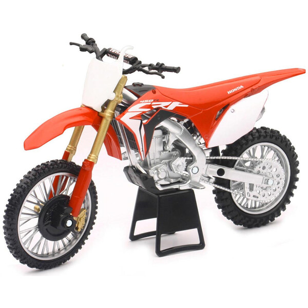 New Ray - Maquette moto 1/12 Honda 450 CRF Rouge / Blanc / Or