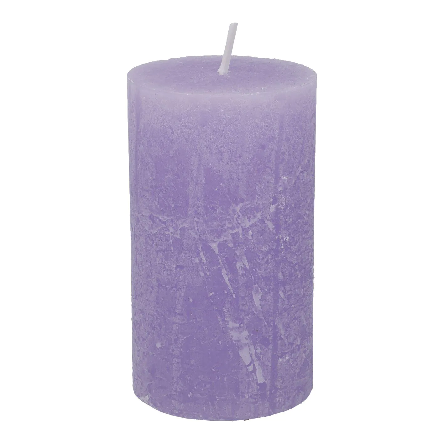 Kerze Rustik Lara lavendel 12 cm
