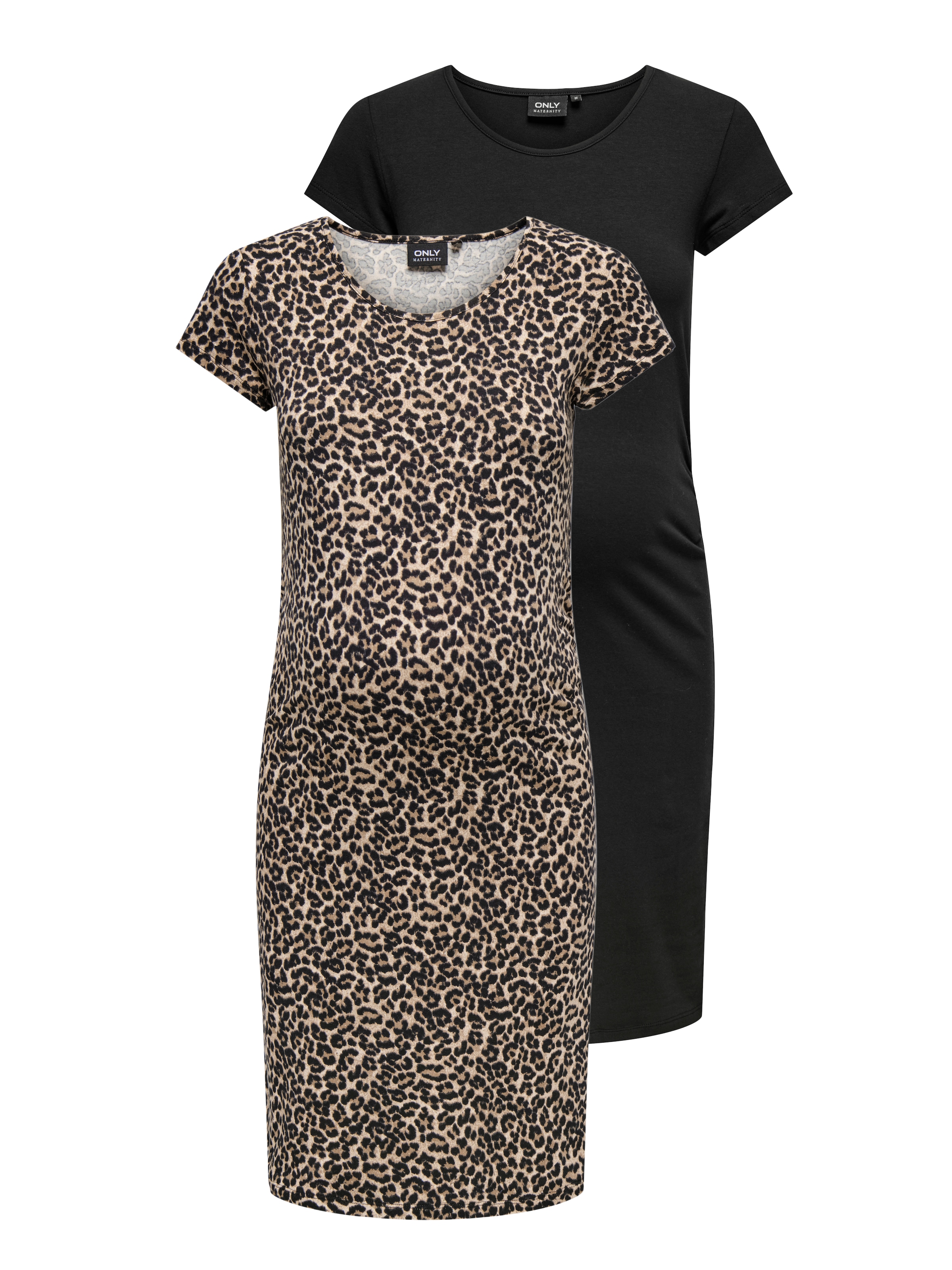 ONLY MATERNITY Umstandskleid »OLMLOVELY LIFE S/S DRESS 2-PCK NOOS« Packung, 2 Stk. tlg.