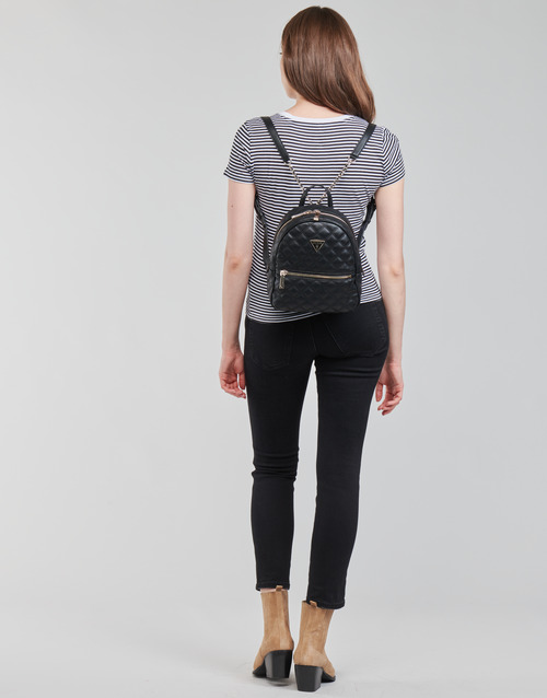 Guess - ES SS GUESS LOGO BABY TEE - Noir / Blanc