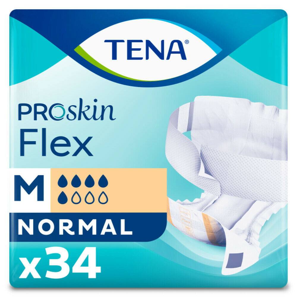 3x TENA Proskin FlexNormal M34 stuks