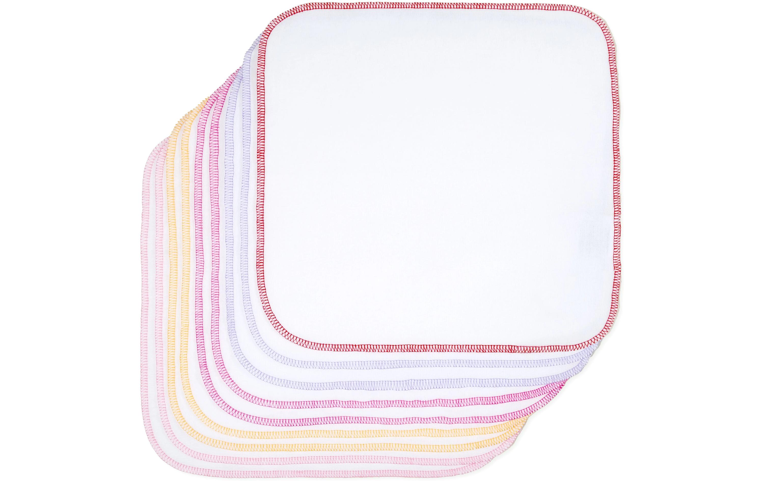 Moltonwaschlappen 9-er Set 30 x 30 cm, RosaKinderwaschlappen