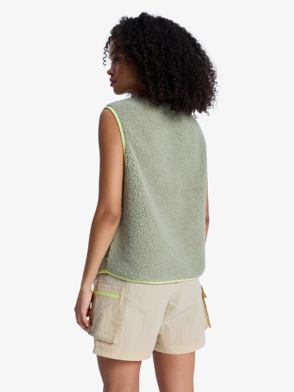 Boundless Spirit Veste sans manches en polaire Vert Femme