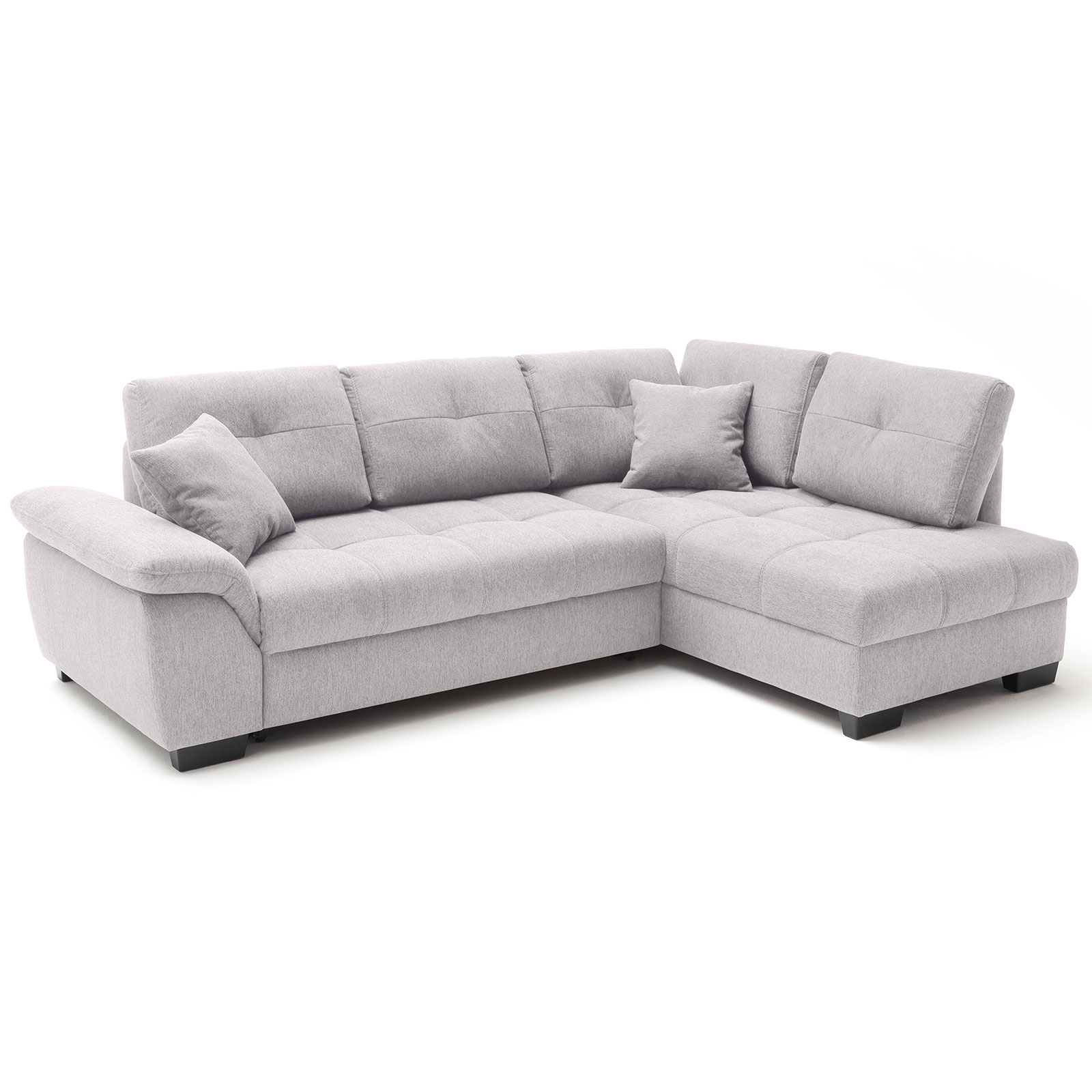 Ecksofa - grey - Boxspringaufbau - Dauerschläfer