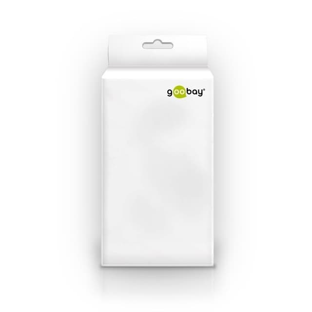 Goobay Magnetisk trådlös powerbank 5.000 mAh fäster magnetiskt på baksidan av mobiltelefonen, perfekt för samtidig laddning och telefonering
