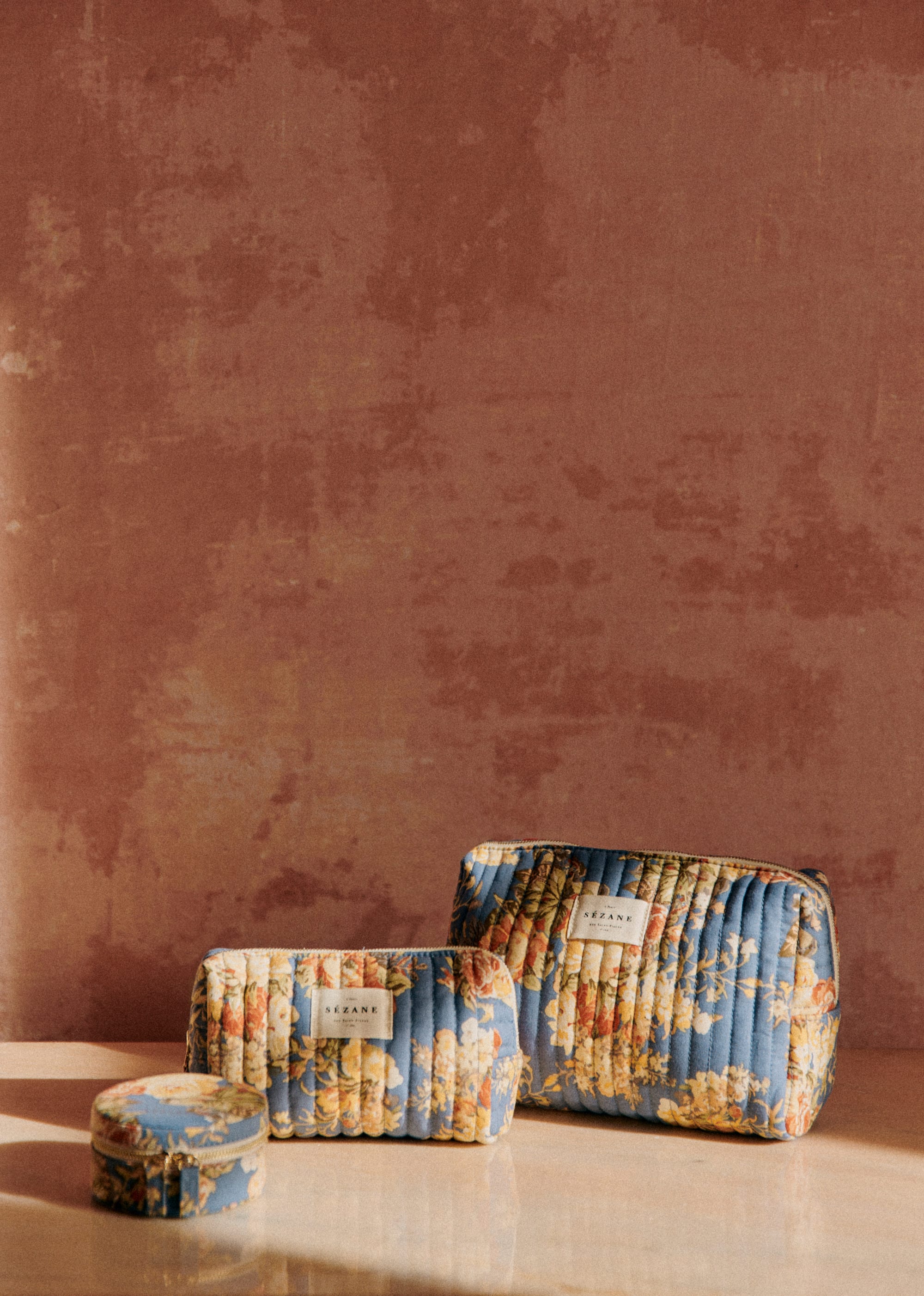Trousse Beauté - Floral Bleu - LES COMPOSANTES/DÉCOUVRIR 5906636