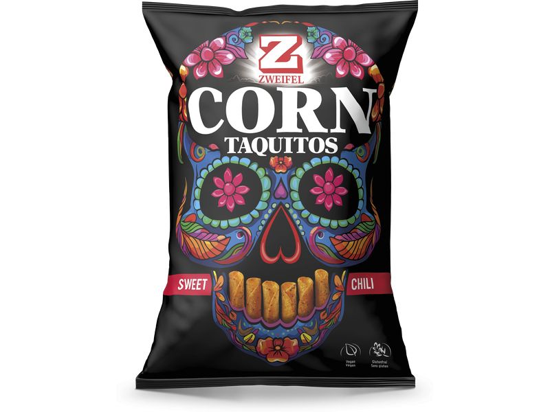 Zweifel Corn Taquitos Sweet Chili 125 g Knusprige Corn Taquitos mit süssem Chili-Kick