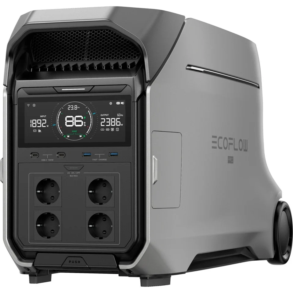 EcoFlow - Delta Pro 3 Bærbar Powerstation