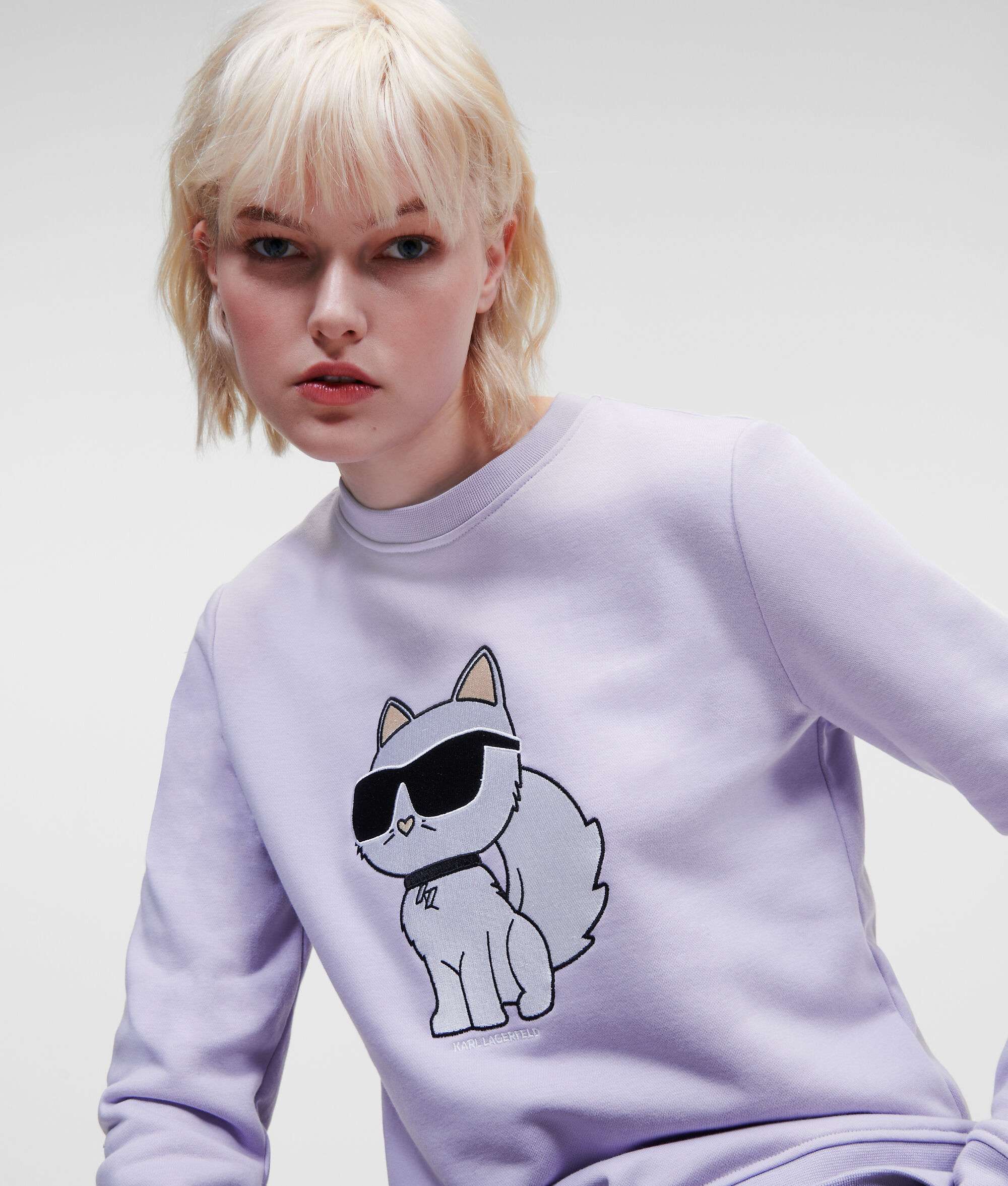 SWEAT-SHIRT CHOUPETTE KARL IKONIK