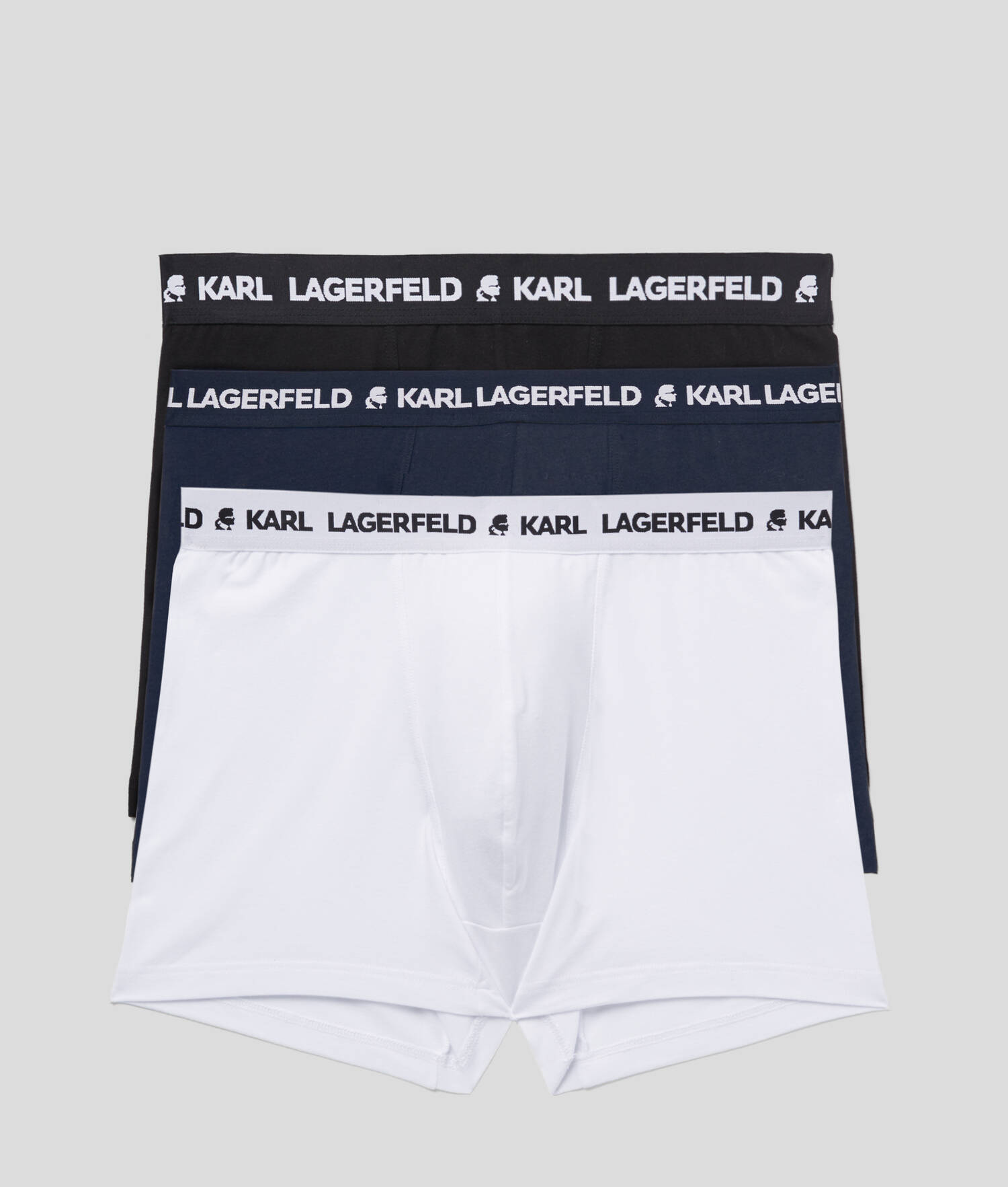 CALEÇON LOGO KARL MONOCHROME - LOT DE 3 - Blanc/Noir/Marine