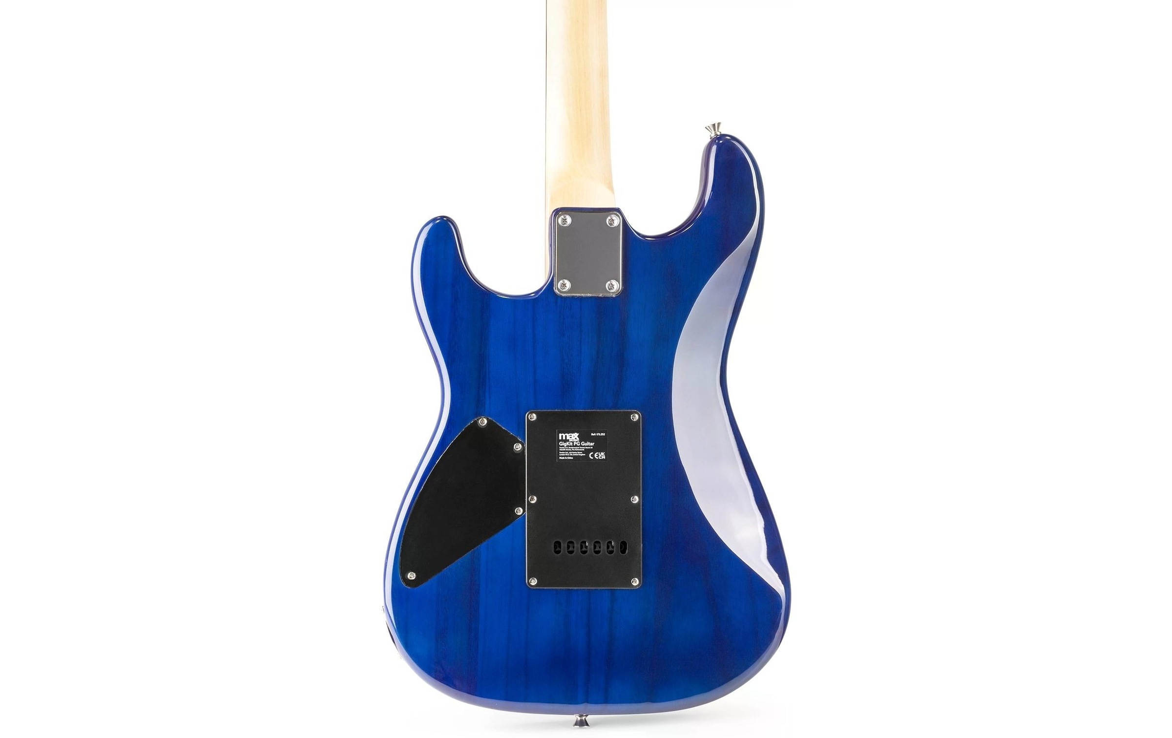 E-Gitarre »MAX GigKit Quilted Style Blau«