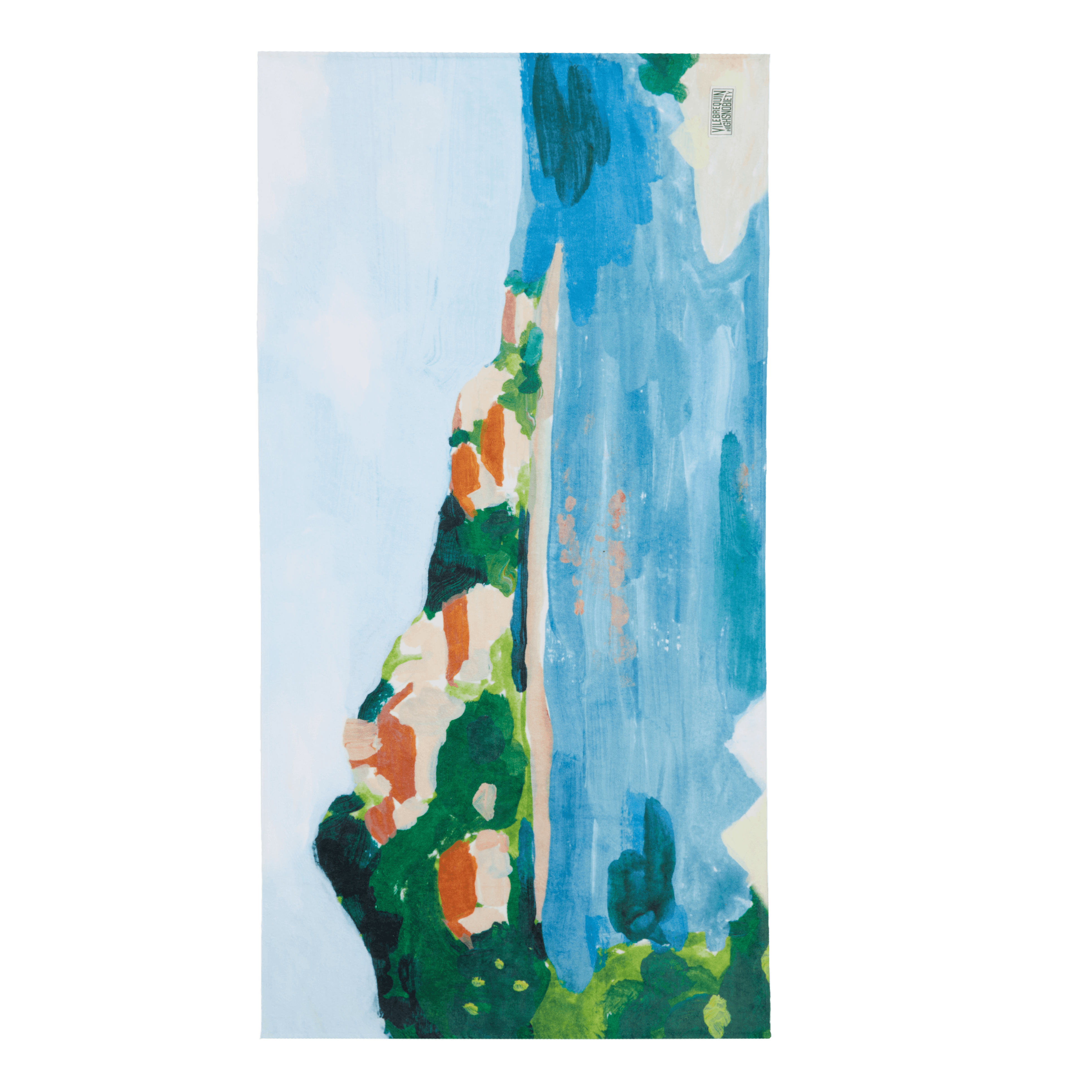 Serviette en coton organique unisexe 360 Landscape - Vilebrequin x Highsnobiety | Site Vilebrequin | SCLZ3251
