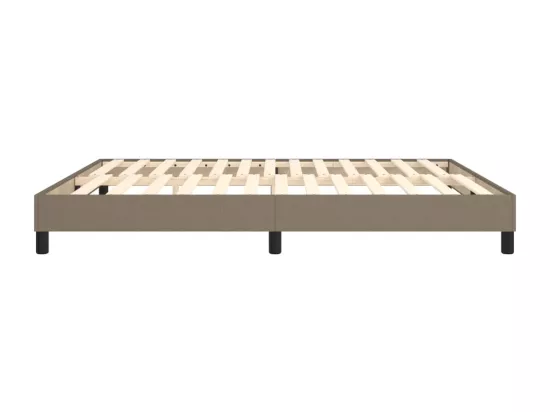 Sommier à lattes de lit Taupe 180x200 cm Tissu