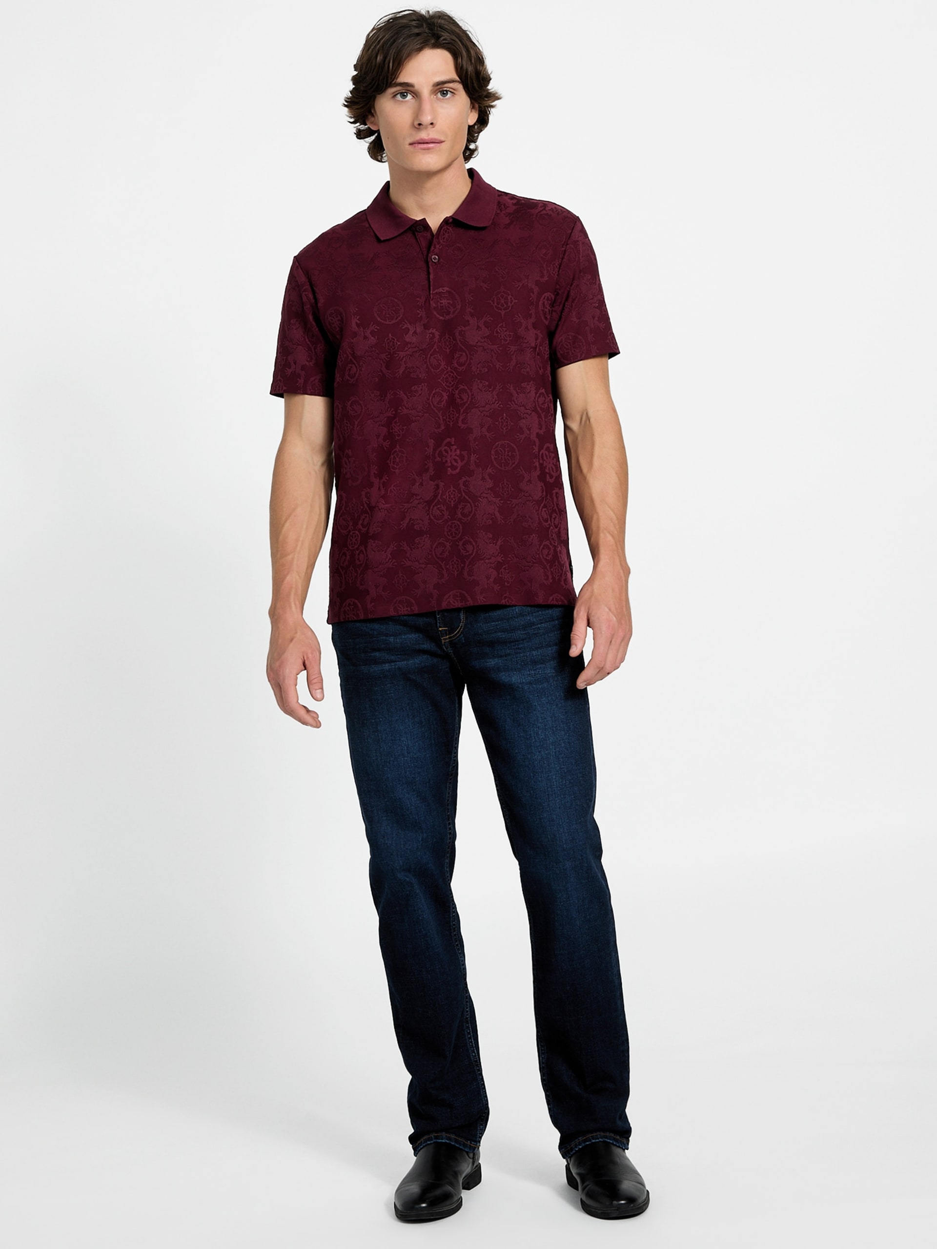 Polo Eco Tonal Jacquard