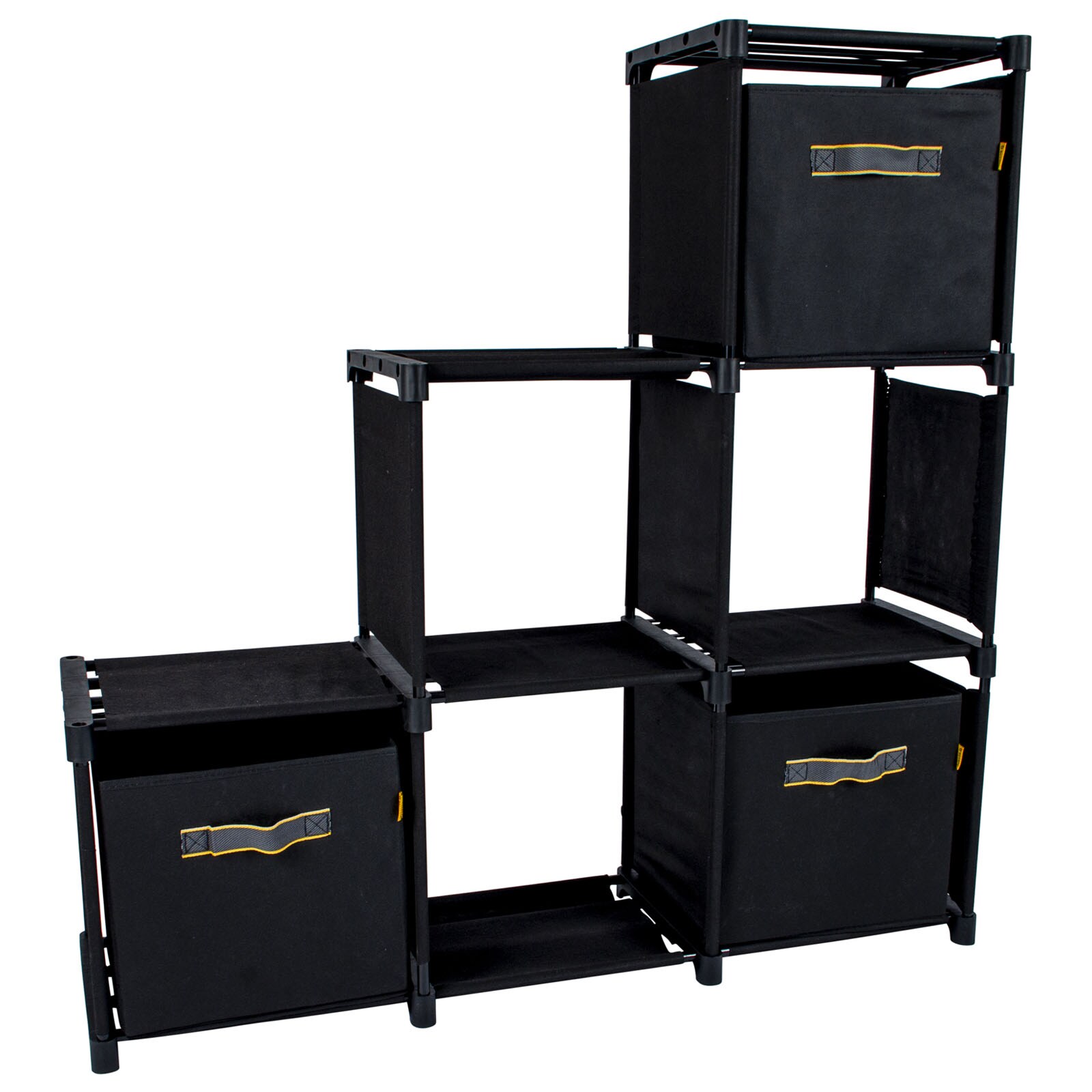 BO-CAMP Faltschrank Troutman Campingschrank Stoff Schrank Schubladen Garderobe